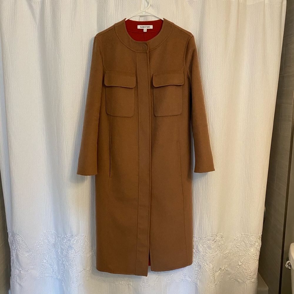 Elizabeth and James wool coat in camel